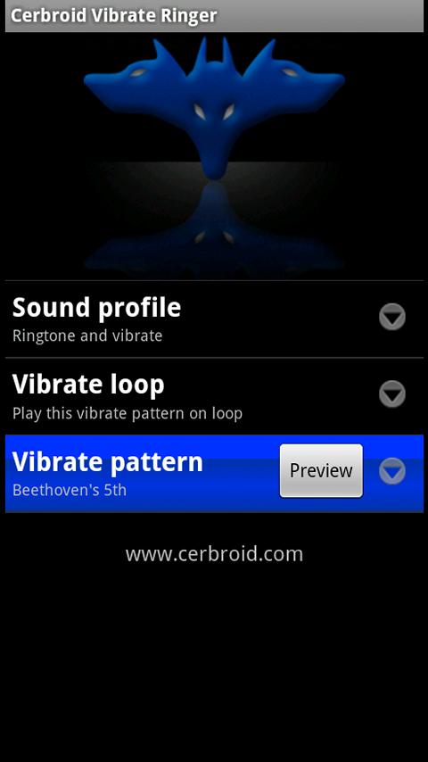 Cerbroid Vibrate Ringer Android Tools