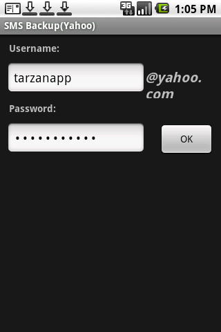 SMS Backup (Yahoo) Android Tools