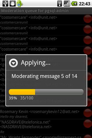 Mailinglist Moderator Android Tools