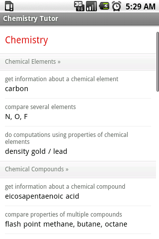 Chemistry Tutor Android Android Tools