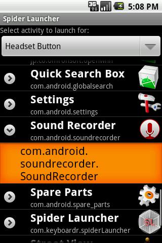 Spider Launcher Android Tools