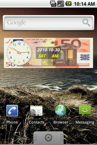 Money Clock (EUR) Android Tools