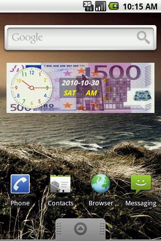 Money Clock (EUR) Android Tools