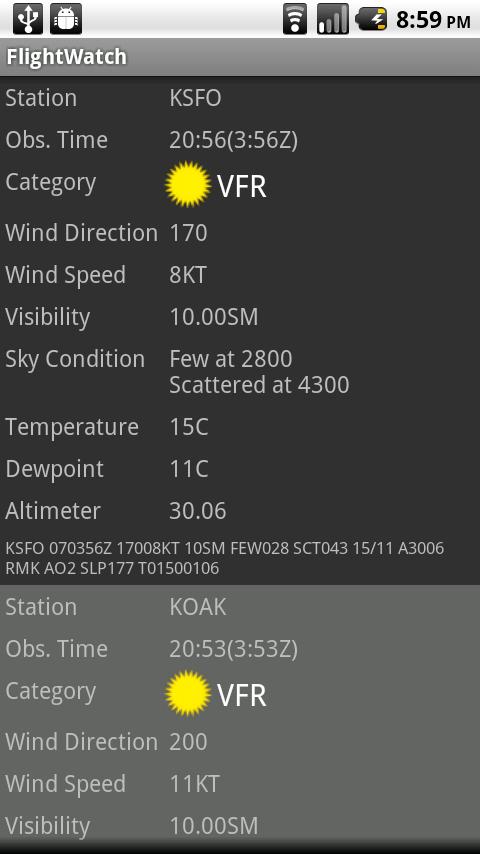 FlightWatch Android Tools