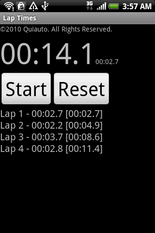 Lap Times Android Tools
