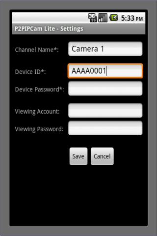 P2PIPCam Lite Android Tools