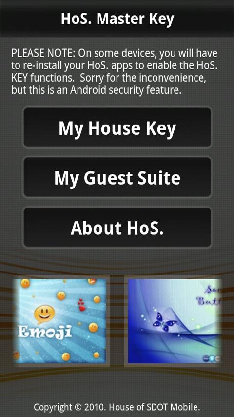 HoS. Master Key Android Tools