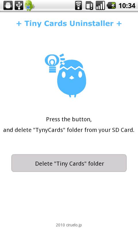 Tiny Cards Uninstaller Android Tools