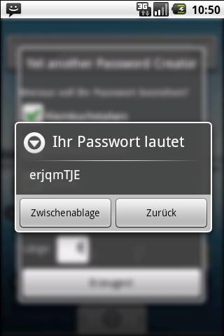 Yet another Password Creator Android Tools