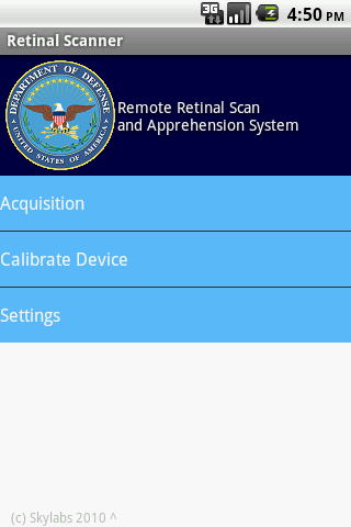 Retinal Scanner Android Tools