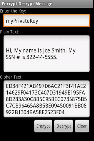 Message and Data Encrypter 1.0 Android Tools