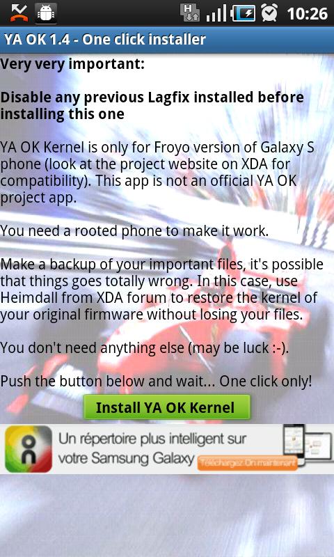 YA OK 1.4 – OneClick installer Android Tools