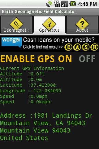 EarthGeoMagnetic Calculator