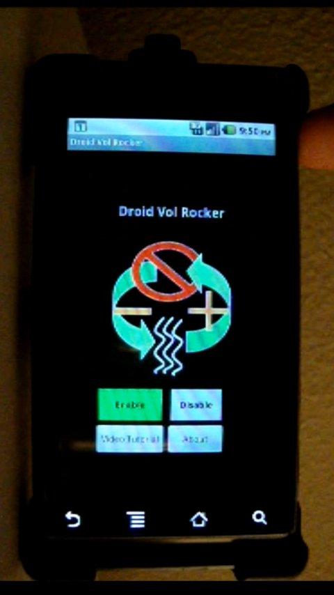 Droid Vol Rocker Android Tools