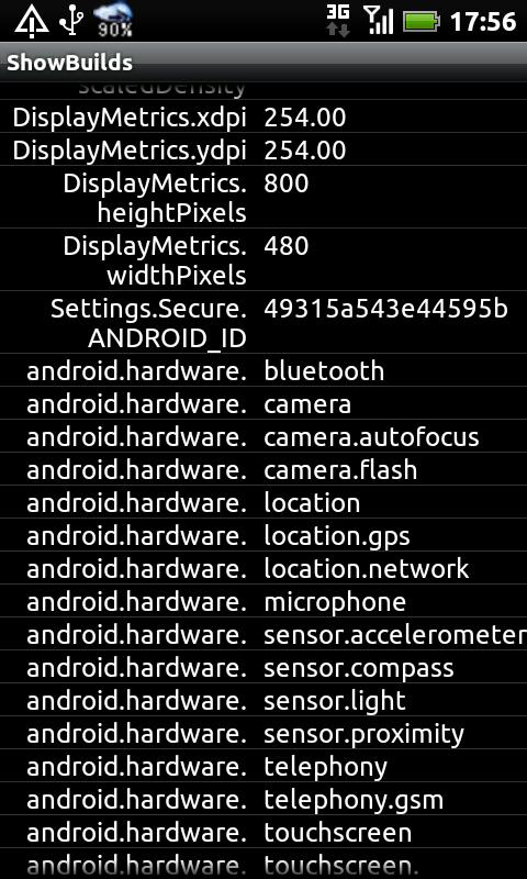 oip ShowBuilds Android Tools