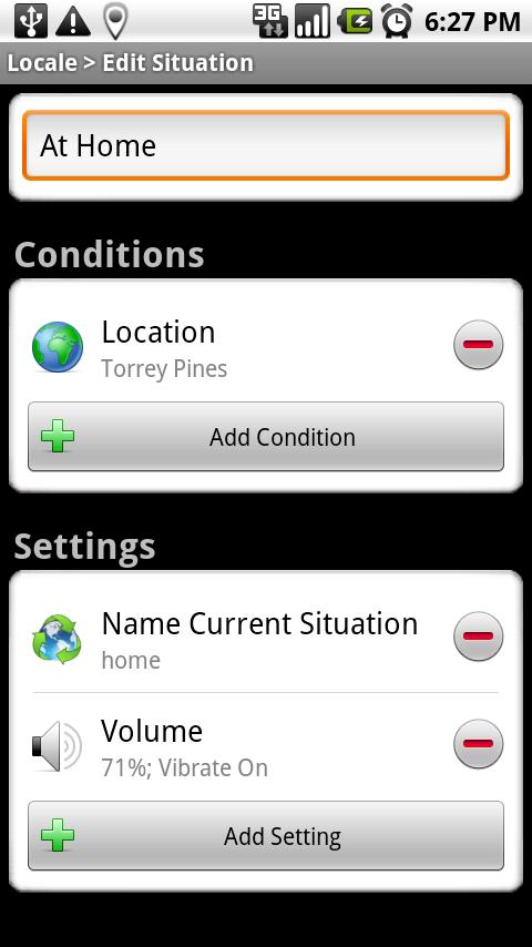 Locale Previous Situation Plug Android Tools