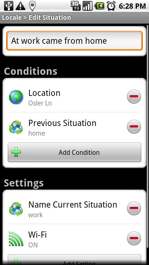 Locale Previous Situation Plug Android Tools