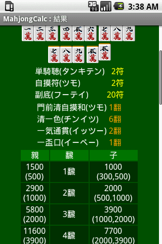 Mahjong Calc 3 Android Tools