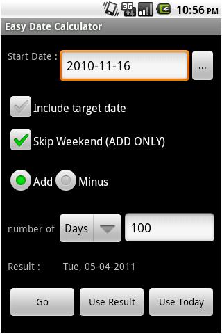 Easy Date Calculator Android Tools