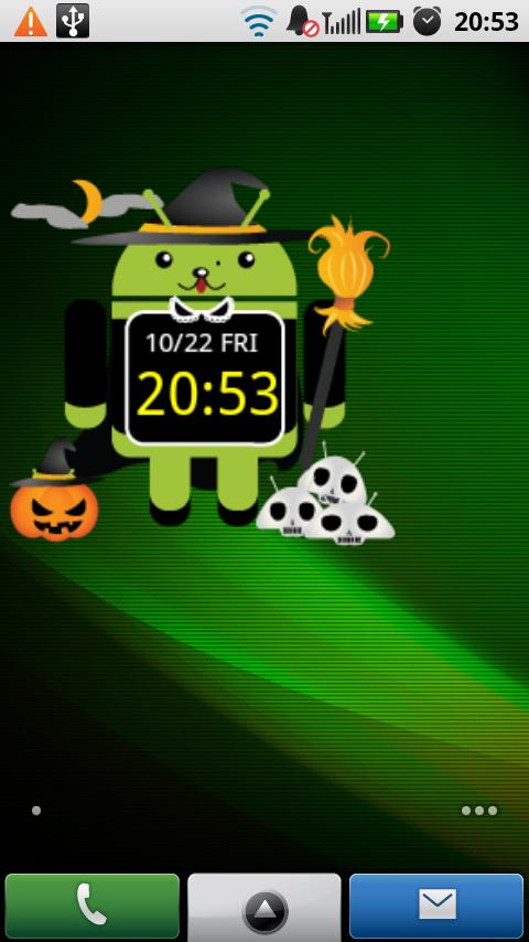 JB Halloween Clock Widget LITE Android Tools