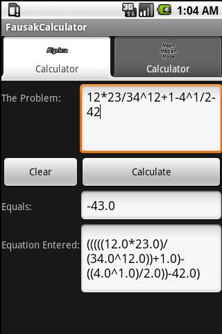 Fausak Calculator Android Tools