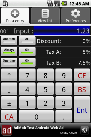 Discount & Tax Calculator Android Tools