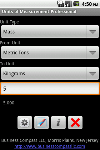 Units of Measurement  Pro Android Tools