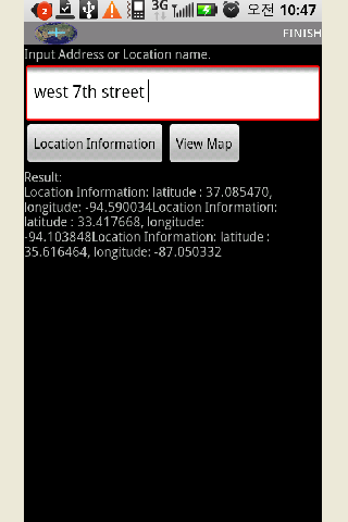 FindLocation(goAddress) Android Tools