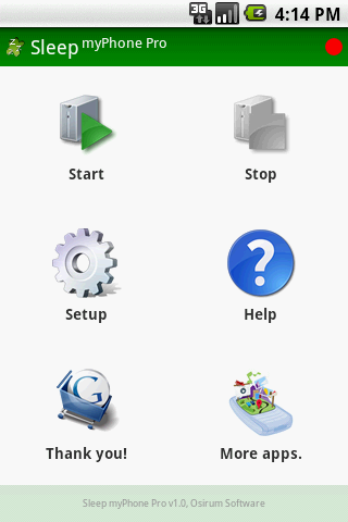 Sleep myPhone Pro Android Tools