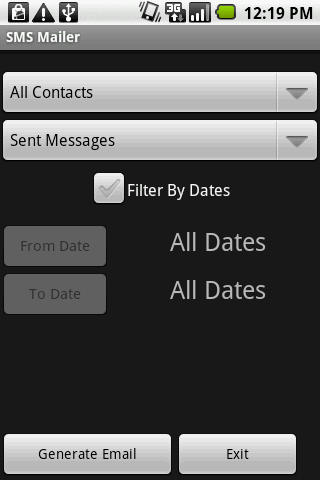 SMS Email Free Version Android Tools