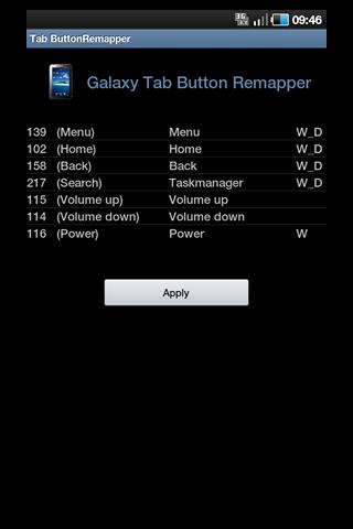 ButtonRemapper for Galaxy Tab Android Tools