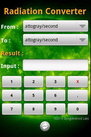 Radiation Converter Android Tools
