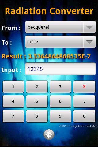 Radiation Converter Android Tools