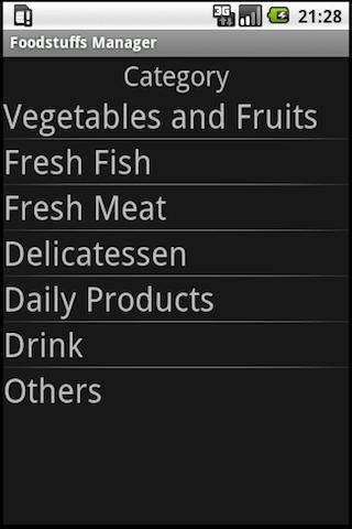 Foodstuffs Manager Android Tools