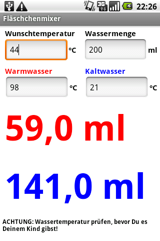 Fläschchenmixer