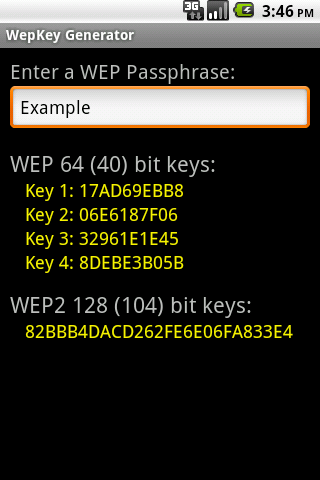 WepKey Generator Android Tools