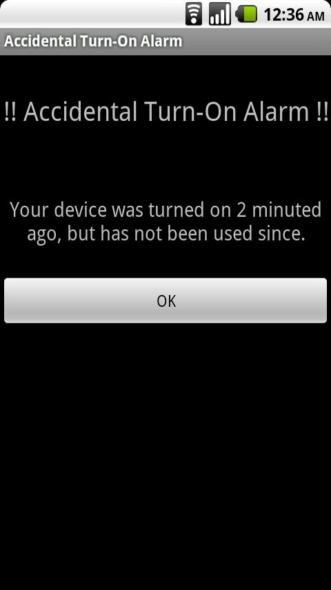 Accidental Turn On Alarm Android Tools