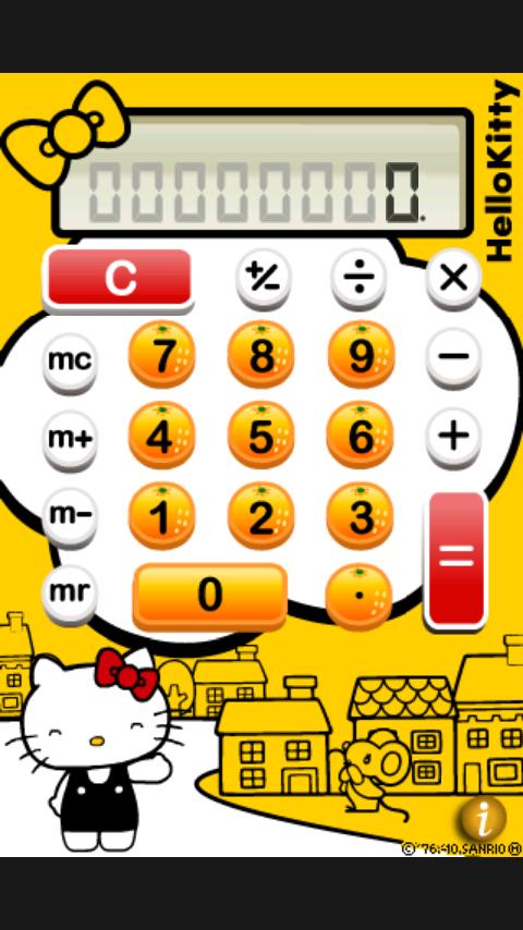 Hello Kitty Calculator Android Tools