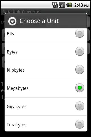 Data Unit Converter Android Tools