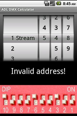 ADL DMX Calculator Android Tools
