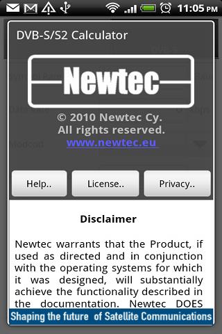 DVB-S2 Calculator Android Tools