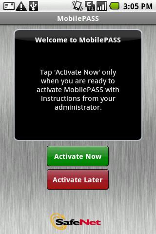 SafeNet MobilePASS Android Tools