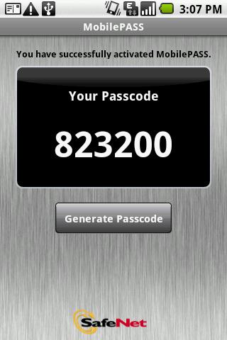 SafeNet MobilePASS Android Tools