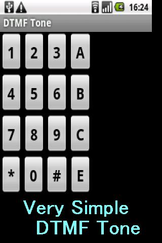 Very Simple DTMF Tone Android Tools
