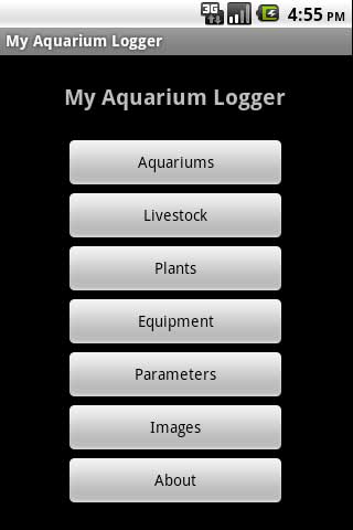 My Aquarium Logger Android Tools