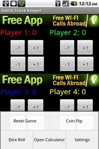 Game Score Keeper Android Tools