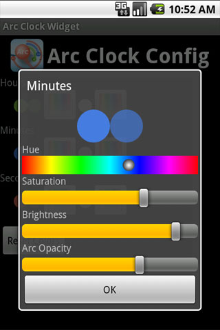 Arc Clock Widget Android Tools
