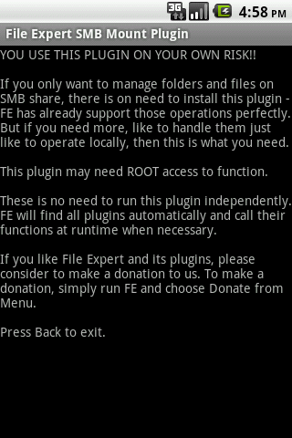 File Expert SMB Mount Plugin Android Tools