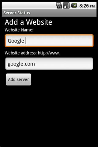 Server Status Android Tools