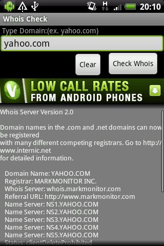 Whois Check Android Tools